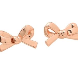 Kate Spade Rose Gold Bow Earrings